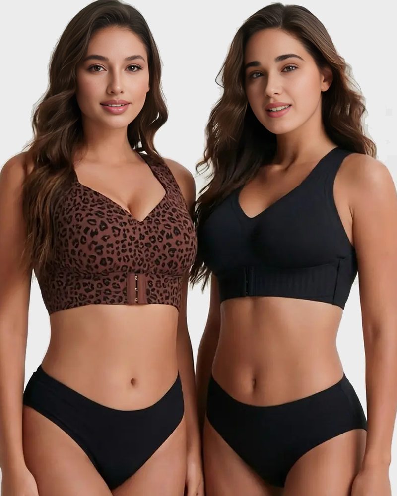 Posture Support Wireless Mesh Bra