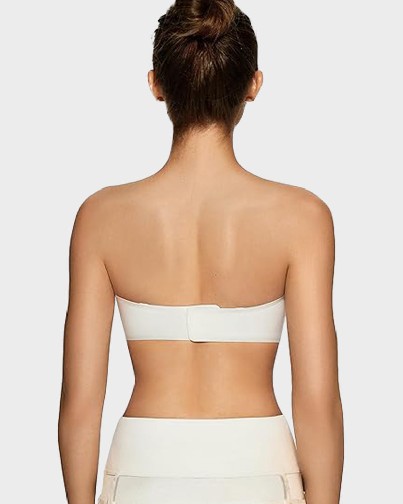 Women's Strapless Wireless Padded Bandeau Bra