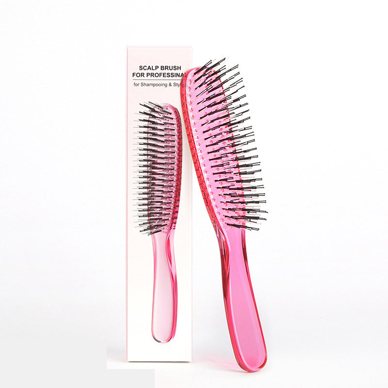 🌸 2-in-1 Scalp Massage & Detangling Hairbrush – Gentle Everyday Hair Care