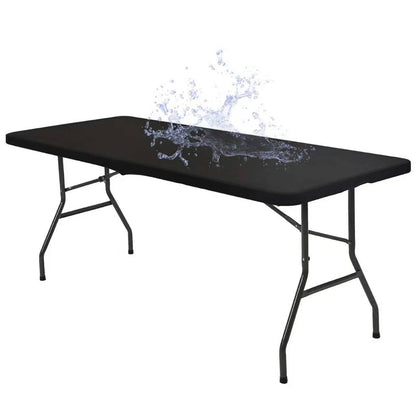 🌸✨Pack Stretch Fabric Table Top Cap Cover, fits 4ft/6ft/8ft Tables