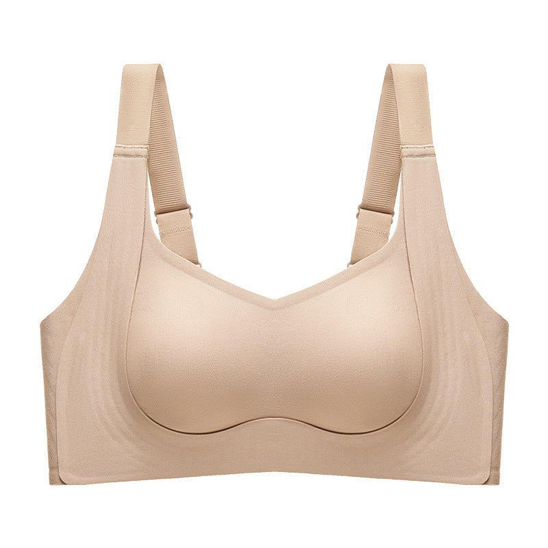 Women Wireless Push Up Jelly Bra Supportive Seamless Bras
