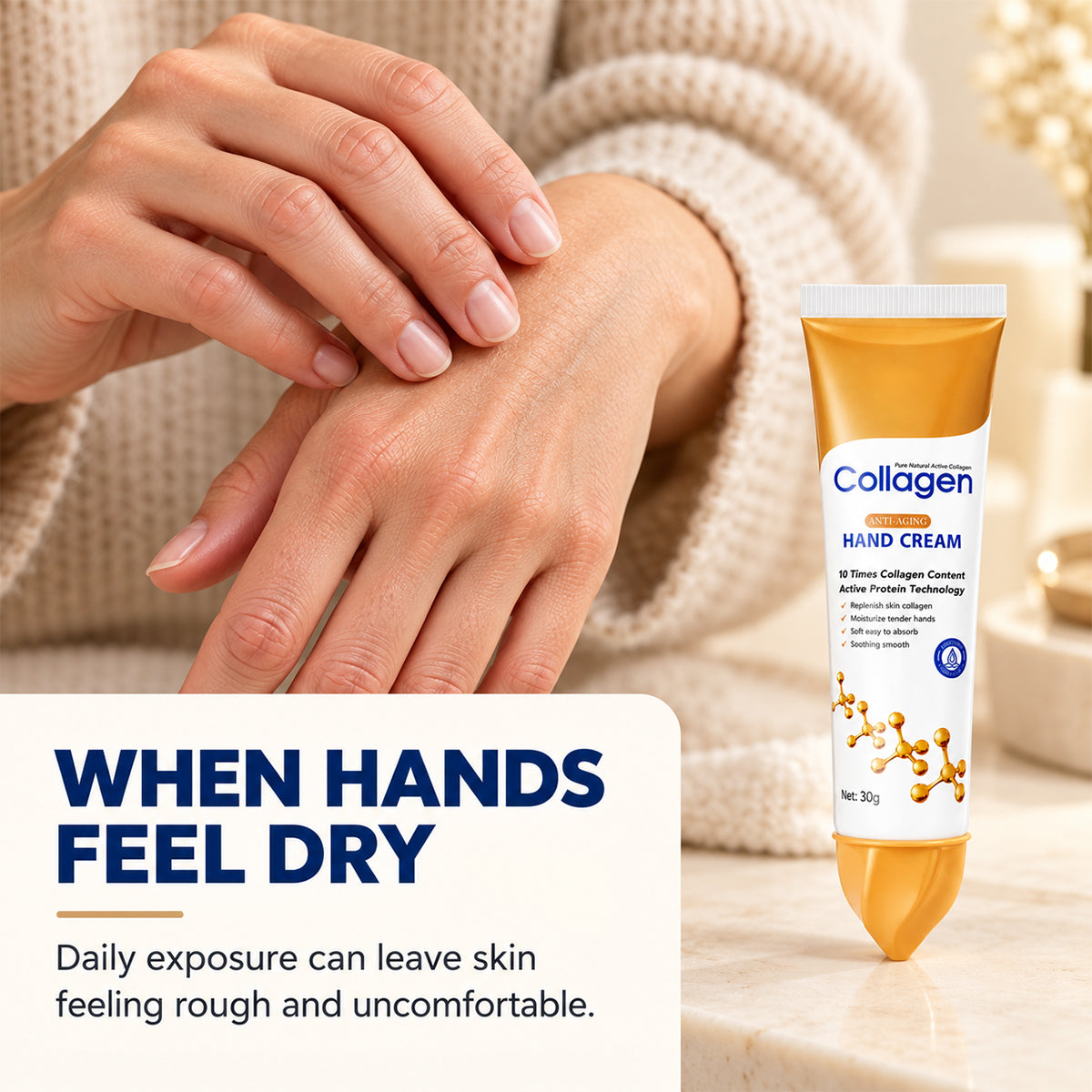 Moisturizing Hydrating Hand Cream for Dry Cracked Skin