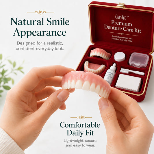 🦷 Medical Full Denture with Strong Suctiond Custom-Fit Full Functional Dentures