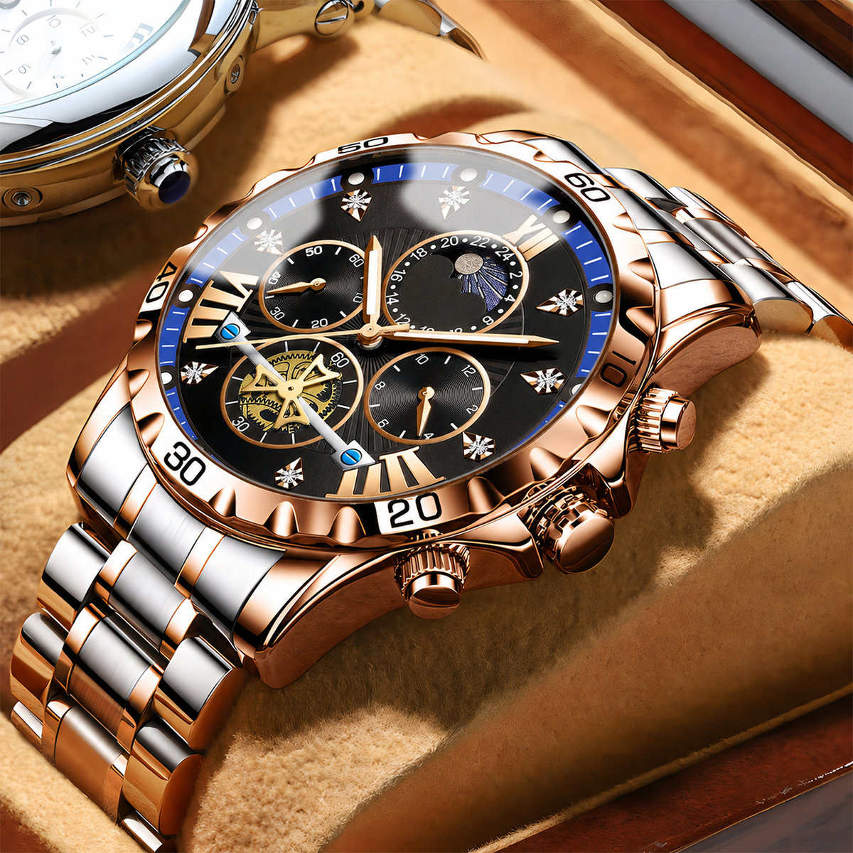 Men's Quartz Business Watch – Luminous Waterproof