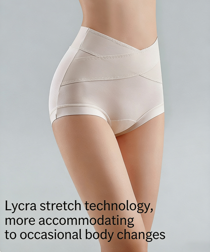 Women's 60S Lenzing Modal Underwear High Waist Non-Stuck Crotch Hyaluronic Acid Mulberry Silk Extended Crotch