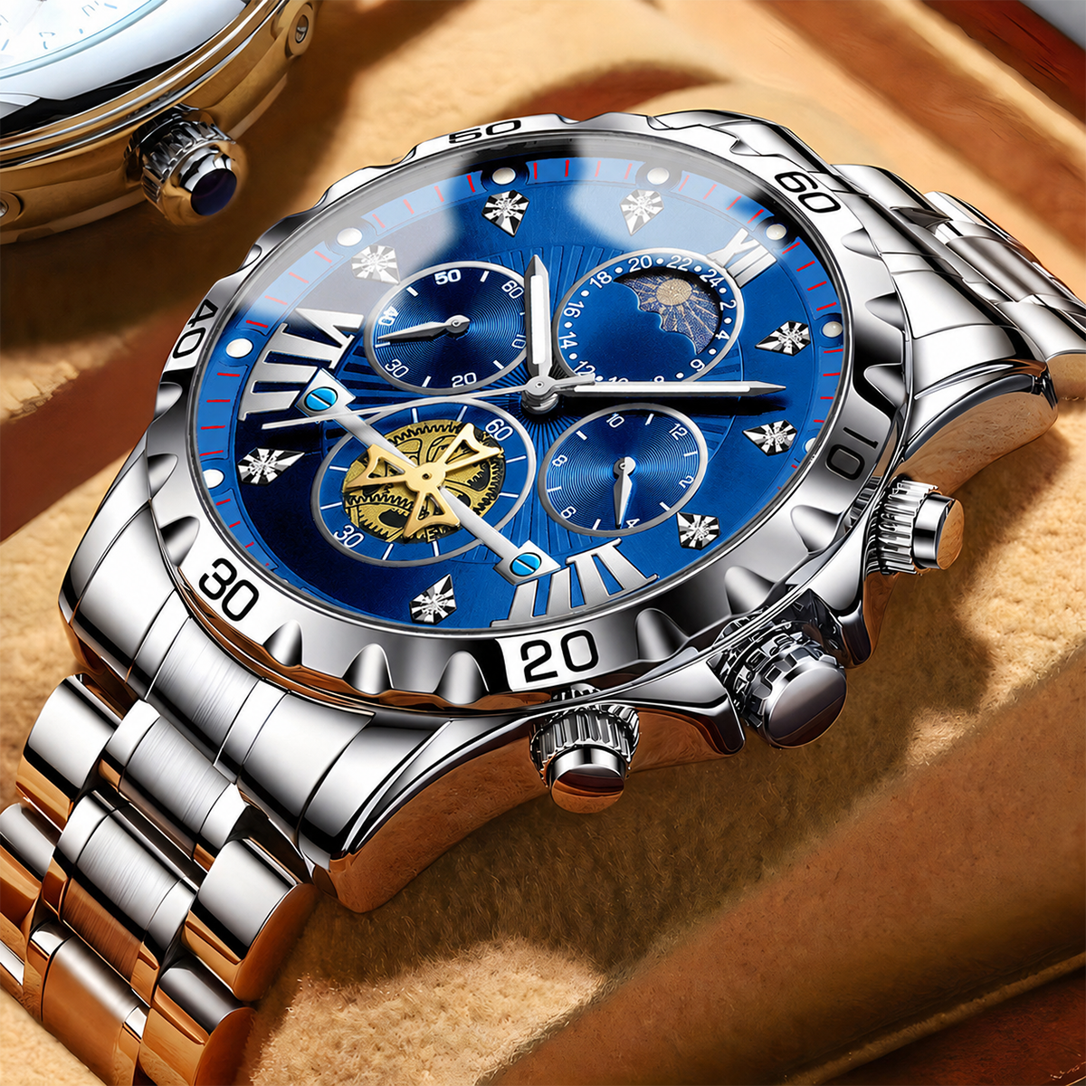Men's Quartz Business Watch – Luminous Waterproof