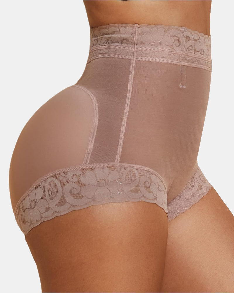 High Waist Shapewear Panty with Anti-Slip Silicone Band