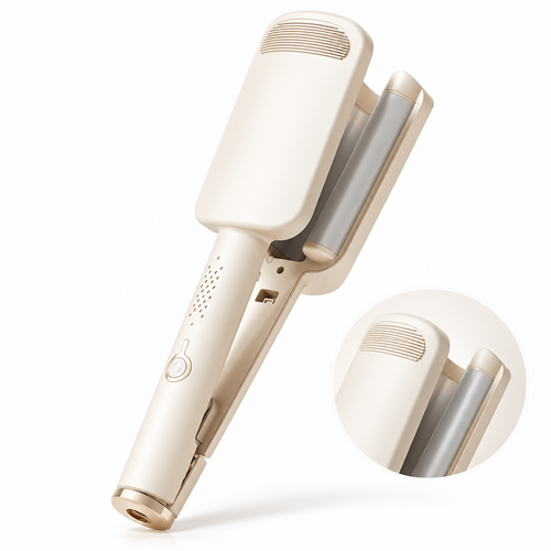 💇 ♀️✨ 32mm Wavy Hair Curler – Create Soft, Natural Waves at Home 🌸💕