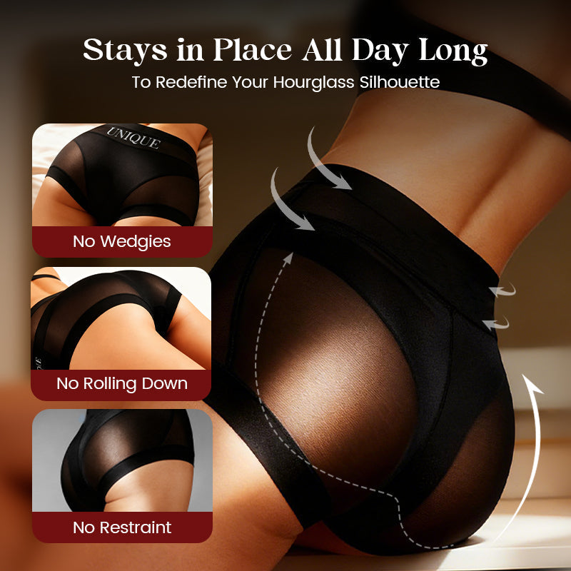 New Women’s High-Waisted Tummy Control Seamless Bodyshorts