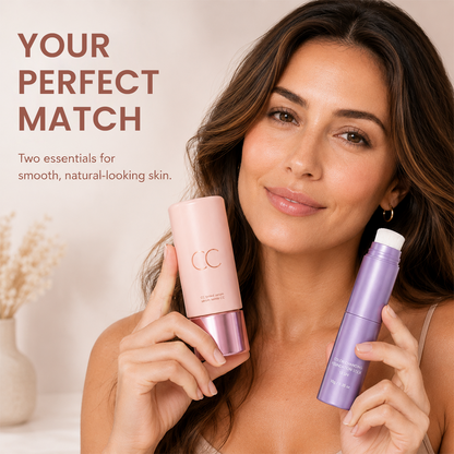 CC Color-Correcting Tinted Serum – Lightweight, Shade-Adaptive Coverage with 24H Hydration & 16H Waterproof Wear
