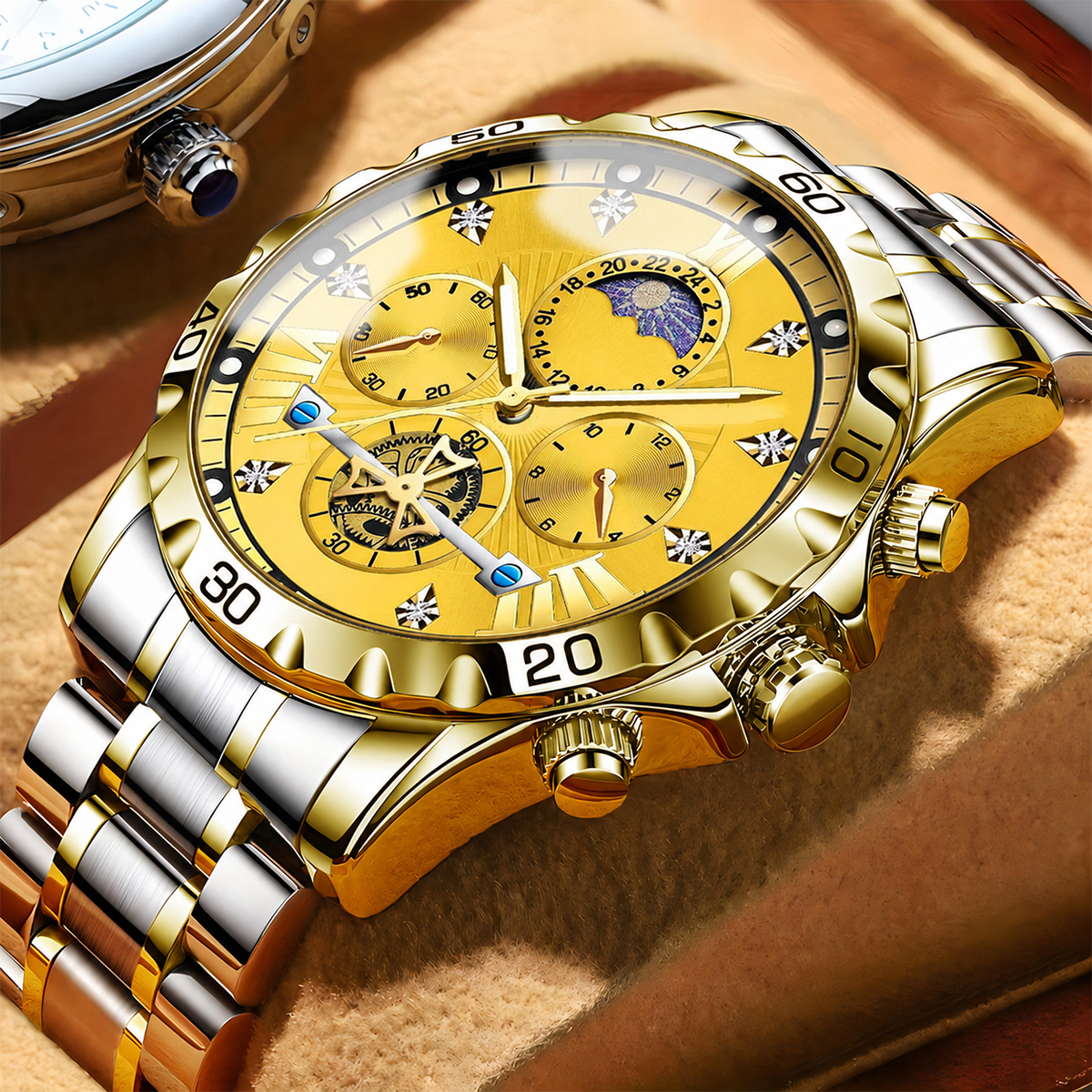 Men's Quartz Business Watch – Luminous Waterproof