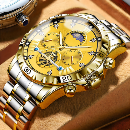 Men's Quartz Business Watch – Luminous Waterproof