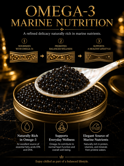 ✨Black Gold Premium Sturgeon Caviar🥄Plump Pearls, Ocean‑Sourced Nutrition for Your Gourmet Home Cooking-JT3