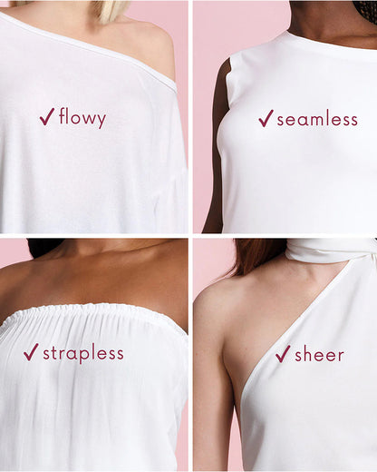 Invisible Lift Inserts  Double-Sided Adhesive Bra Lifter for Instant Boost