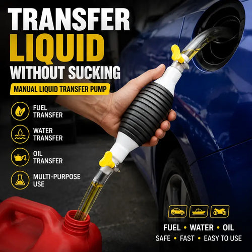 ⛽Manual Siphon Pump Kit with , Car Boat Motorcycle