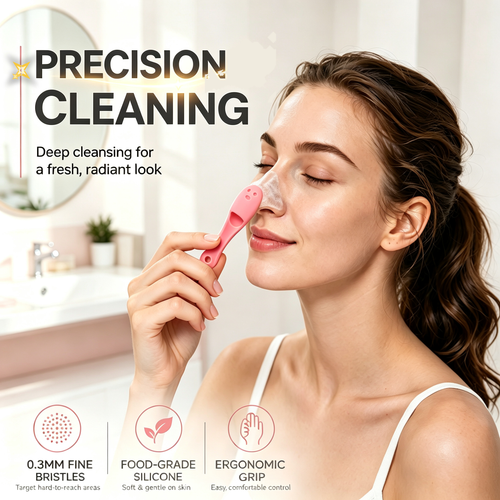 Deep Pore Cleansing Silicone Facial Brush – Gentle Exfoliation & Deep Cleaning