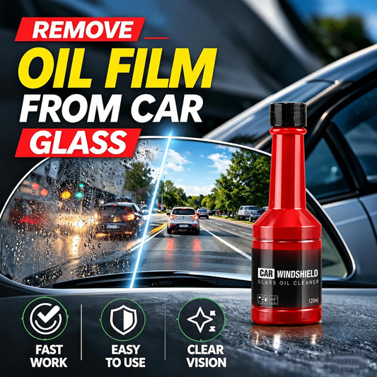 🚗Glass Cleaner Powerful Stain Remover, Oil Film Remover, Insect Glue Remover for Cars