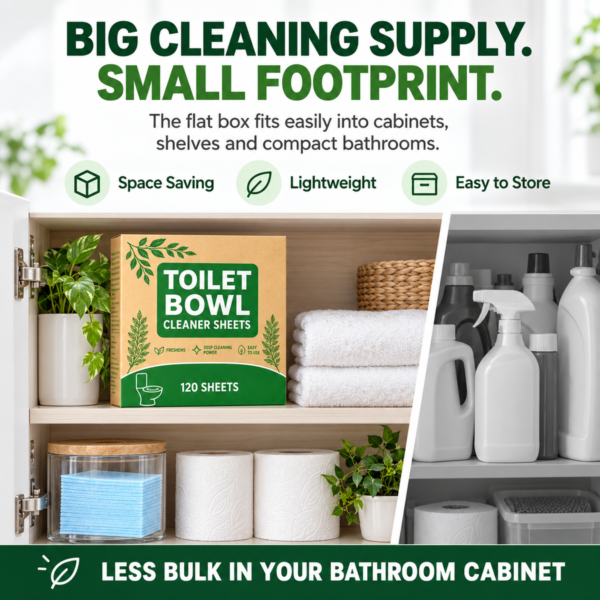 🚽✨ Quick-Dissolving Toilet Cleaning Sheets – Fresh, Easy & Effective Cleaning 💧