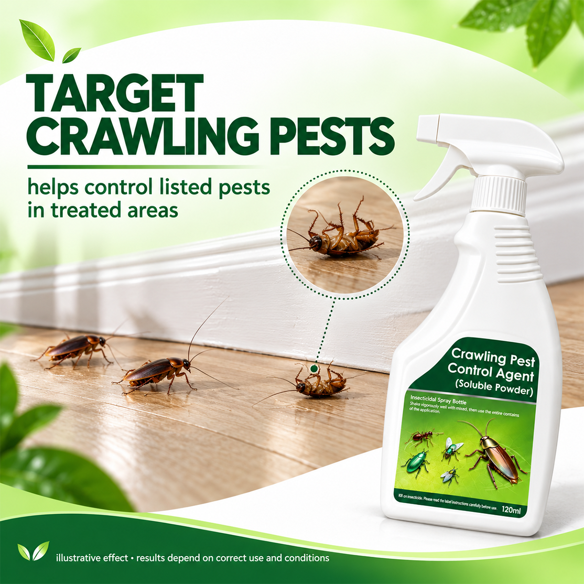 Multi-Purpose Pest Control Kit for Roaches, Ants & Spiders
