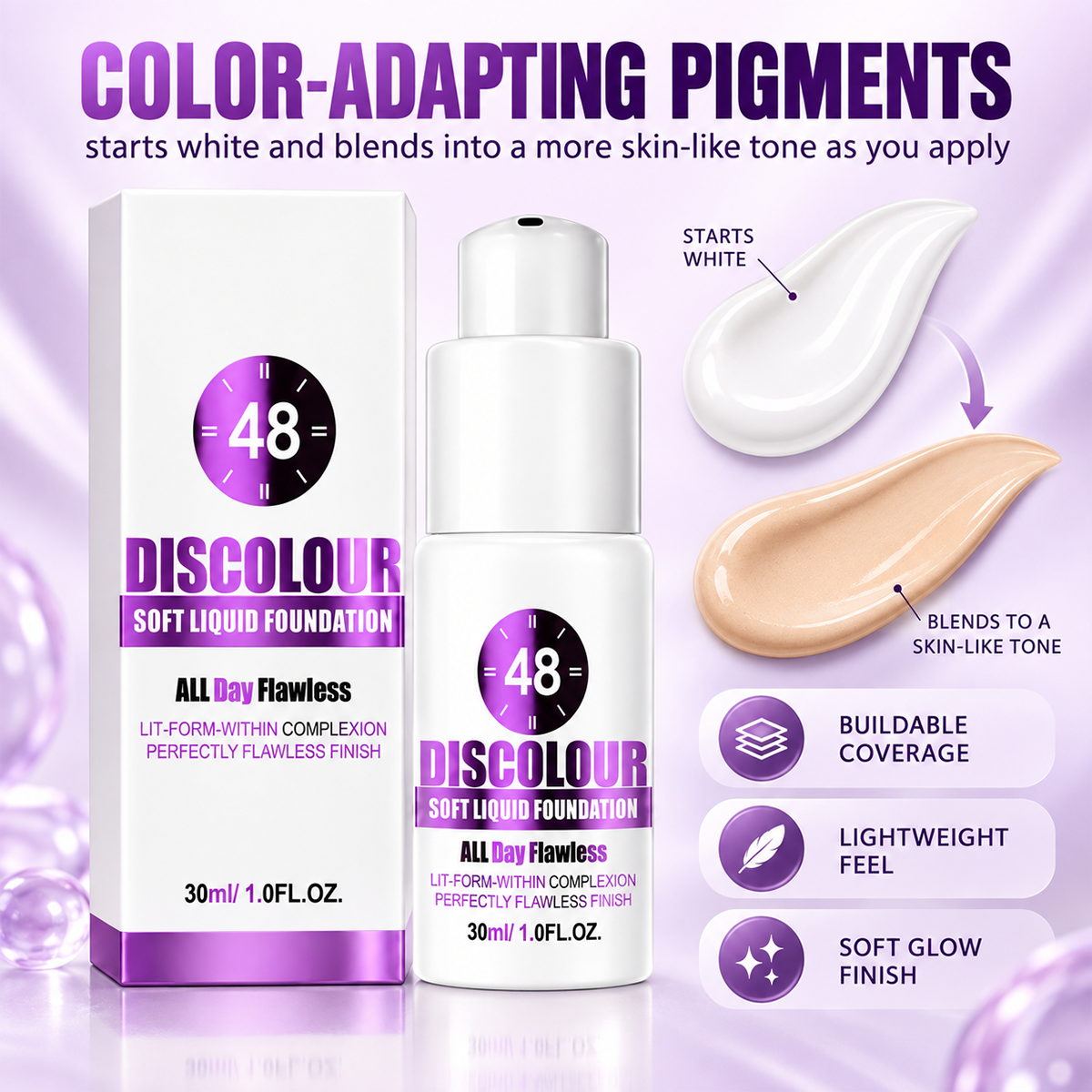 Second-Skin Shade-Adapting Foundation—The world's first smart color-adapting foundation