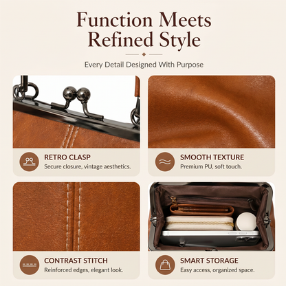 Vintage Handbag – 2-in-1 Carry & Organized