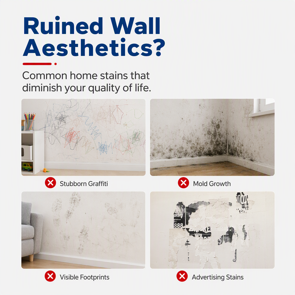 🏠 Waterproof Wall Repair Paste – Quick-Fix Filler with Integrated Roller Brush