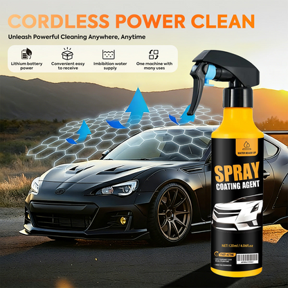 🚗 Nano Ceramic Coating Spray – UV & Acid Rain Protection for Car Paint