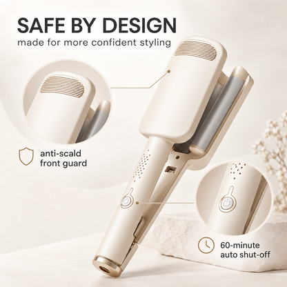 💇 ♀️✨ 32mm Wavy Hair Curler – Create Soft, Natural Waves at Home 🌸💕
