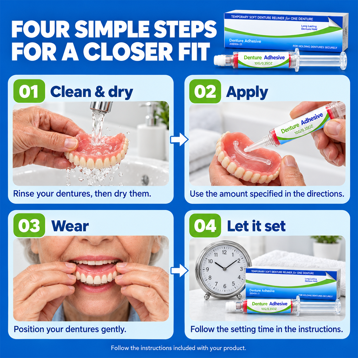 Denture Adhesive Kit
