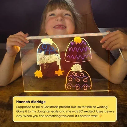 ⏳🎨Luminous Led Drawing Board For Children✨