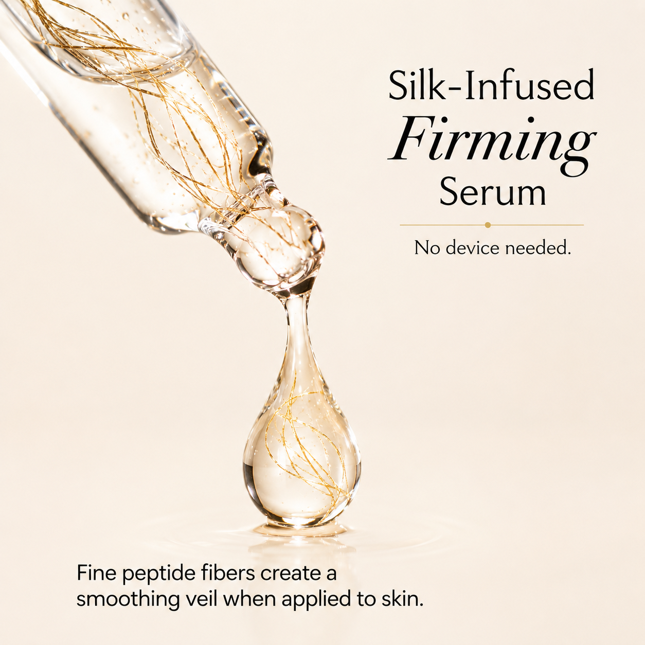 Silk Peptide Firming Ampoule – Hydrating Serum for Smoother, Plumper-Looking Skin