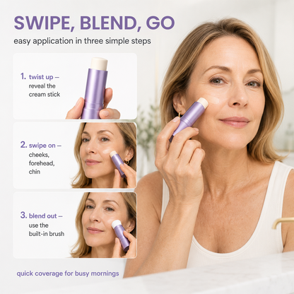 CC Color-Correcting Tinted Serum – Lightweight, Shade-Adaptive Coverage with 24H Hydration & 16H Waterproof Wear