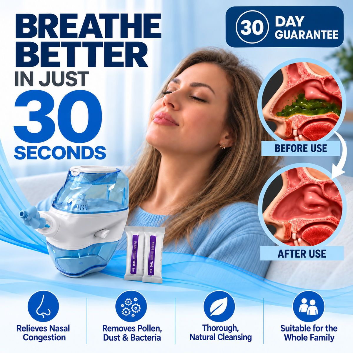 Electric 360° Nasal Rinse System