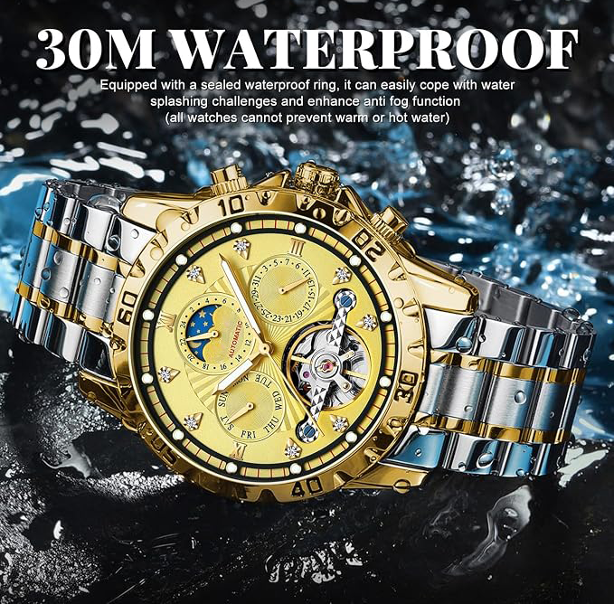 Men's Quartz Business Watch – Luminous Waterproof