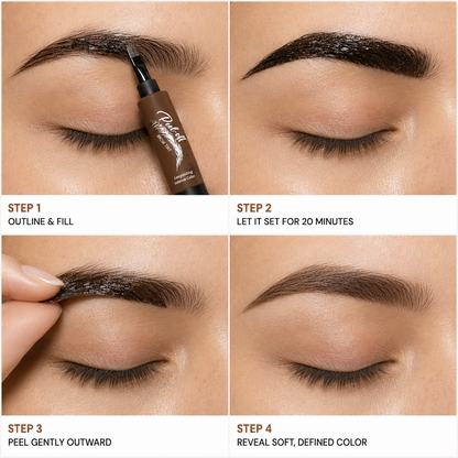 🎨Waterproof Brow Tint – Peel‑off, easy apply. Covers greys, shapes perfectly.🌟