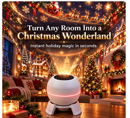 🎄 Turn Any Room Into a Christmas Wonderland – Holiday Projection Night Light