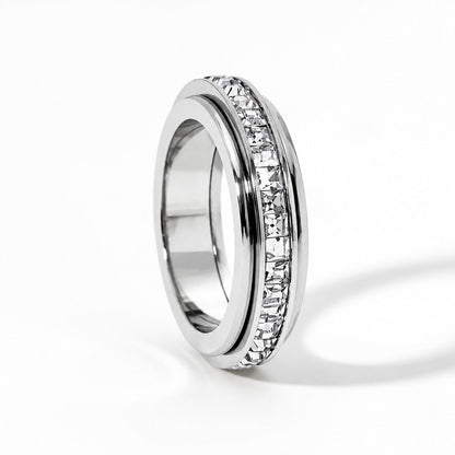 Crystal 360° Calming Spinner Ring