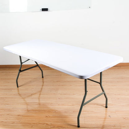 🌸✨Pack Stretch Fabric Table Top Cap Cover, fits 4ft/6ft/8ft Tables