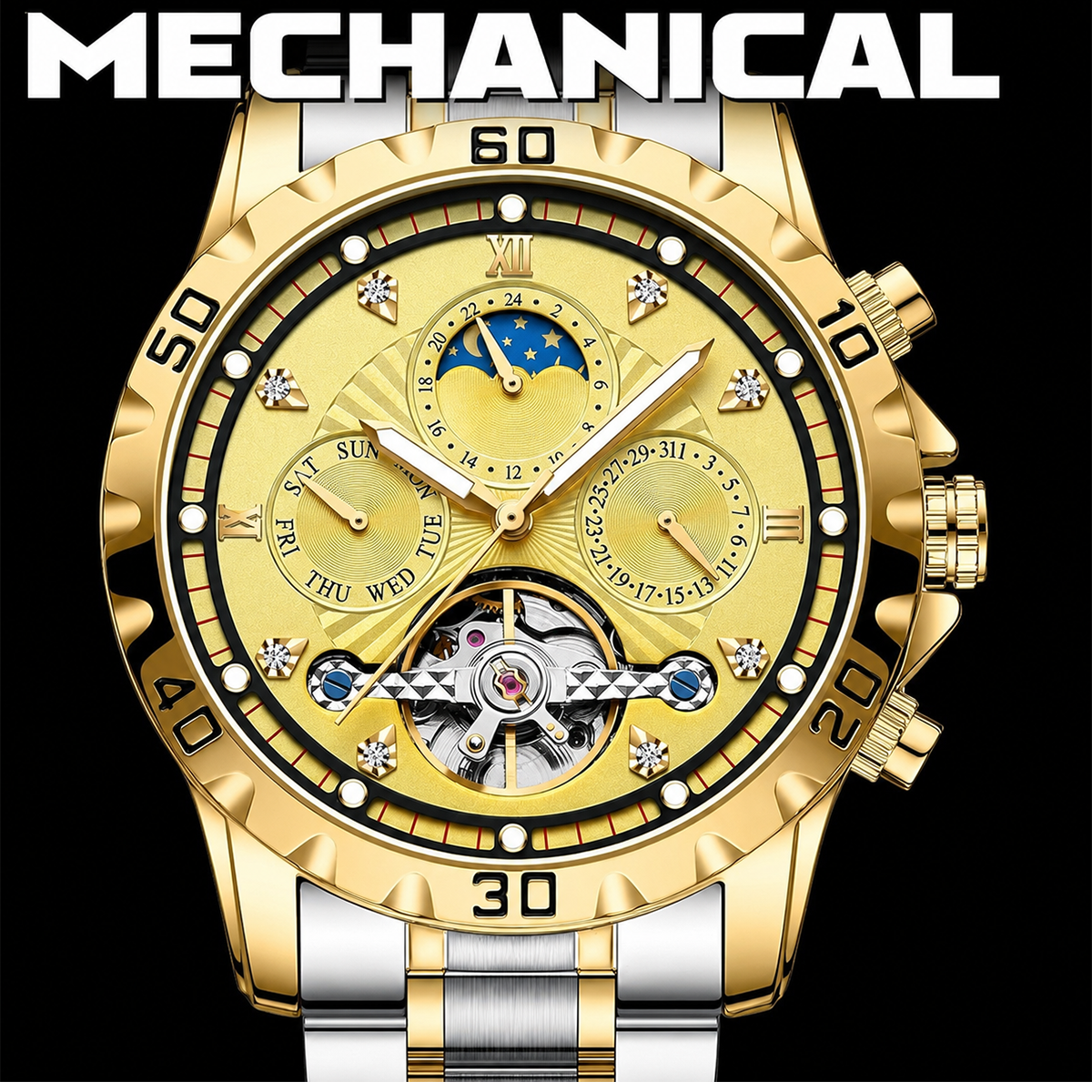 Men's Quartz Business Watch – Luminous Waterproof
