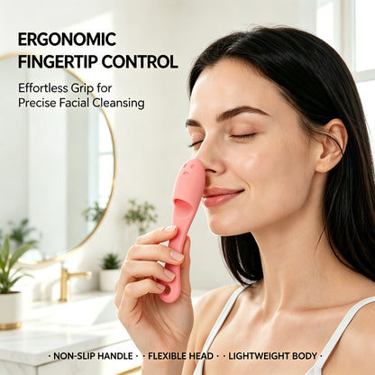 Deep Pore Cleansing Silicone Facial Brush – Gentle Exfoliation & Deep Cleaning