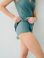 Swim Romper Built-in Bra 2