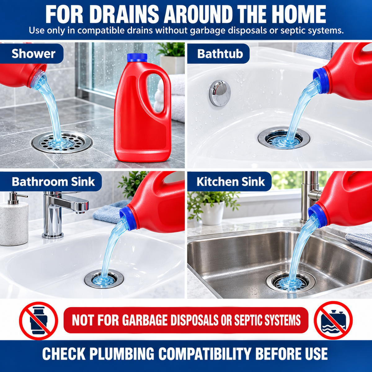 🧼🚿Drain Clog Remover and Cleaner 💶 Fast & Effective Against Blockages✨