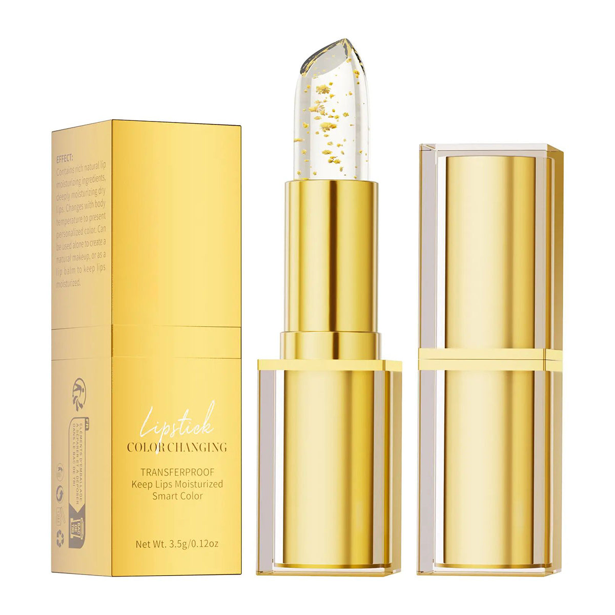 Gilded Thermochromic Lipstick Moisturizing Color-Changing
