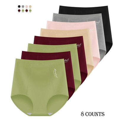 Women's High-Waisted Underwear, Breathable & Comfortable Panties（6/12）