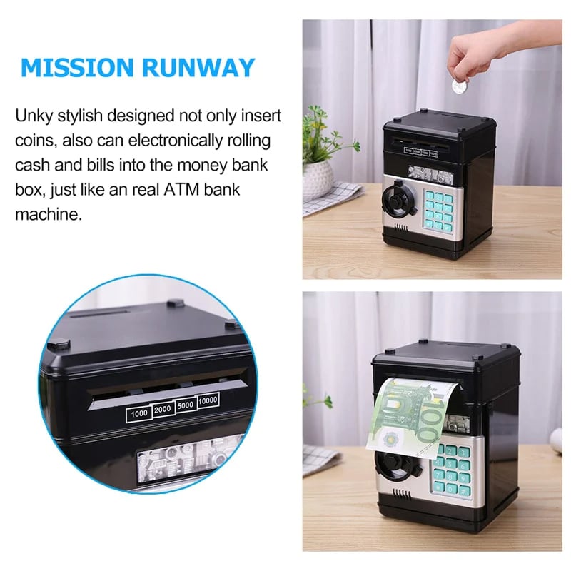 💥 Mini Electronic ATM Toy – Fun Automatic Deposit & Withdrawal Bank