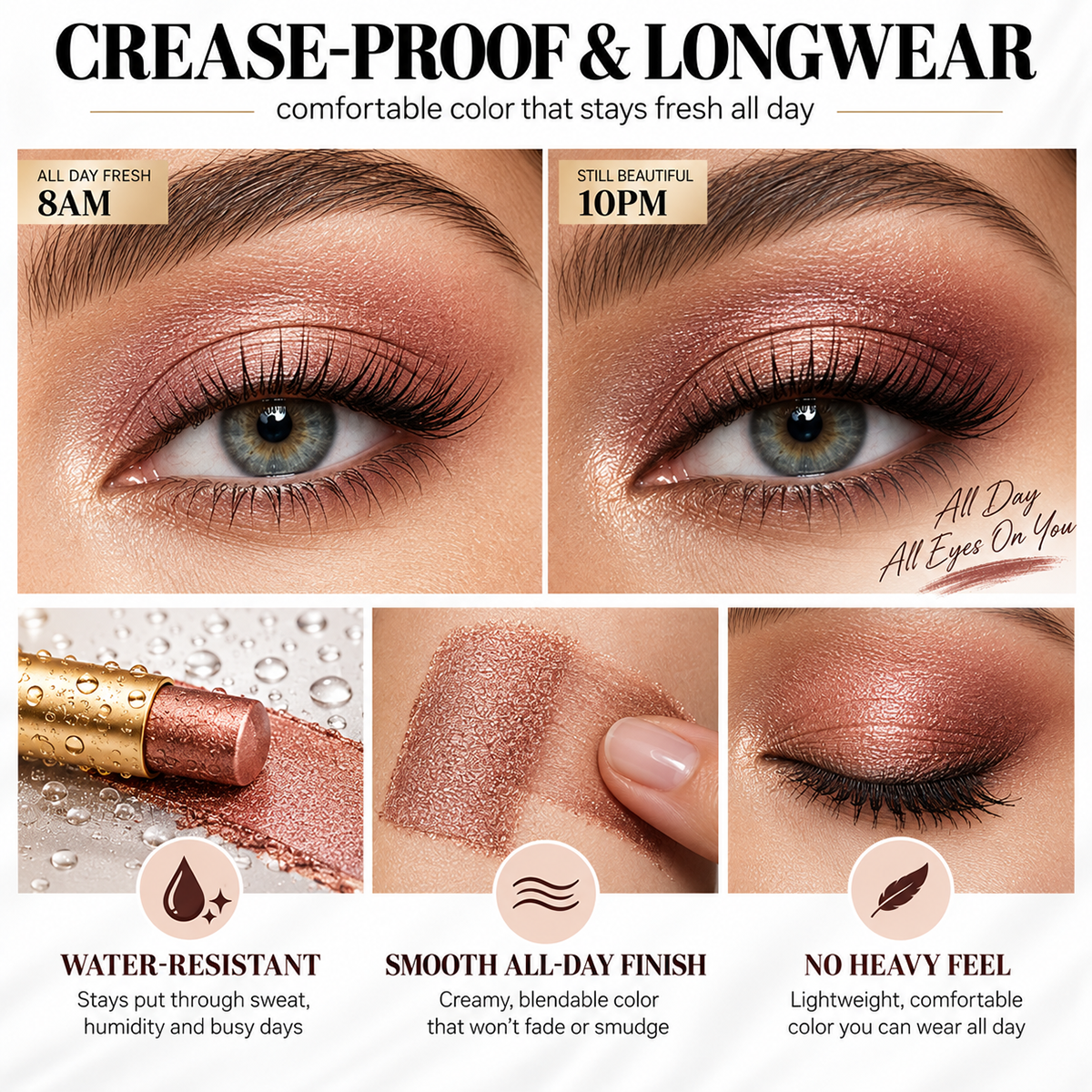 3 Color Eyeshadow Stick