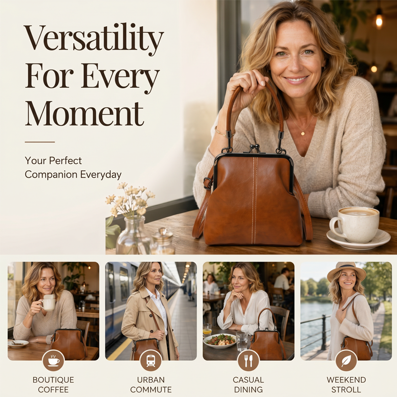Vintage Handbag – 2-in-1 Carry & Organized