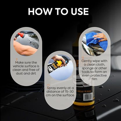 🚗 Nano Ceramic Coating Spray – UV & Acid Rain Protection for Car Paint