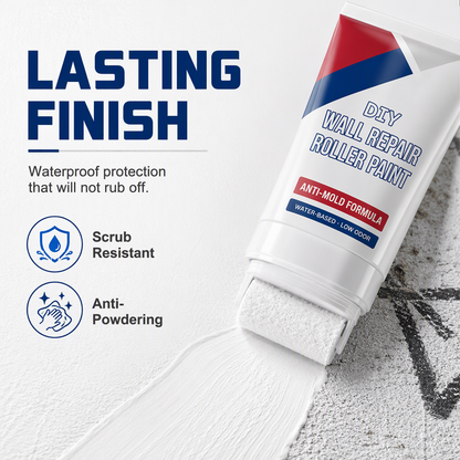 🏠 Waterproof Wall Repair Paste – Quick-Fix Filler with Integrated Roller Brush