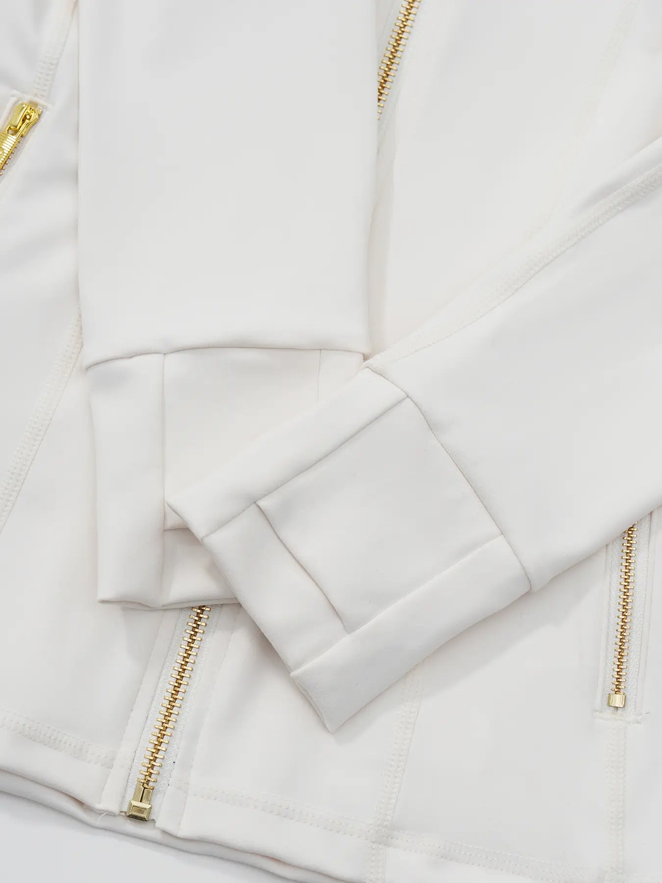 Golden Zipper Sport Jacket & 25" Leggings Set